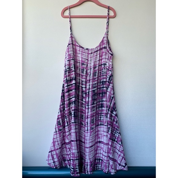 XS, Rebel Rogue, purple tie dye a-line beach dress - Picture 2 of 8